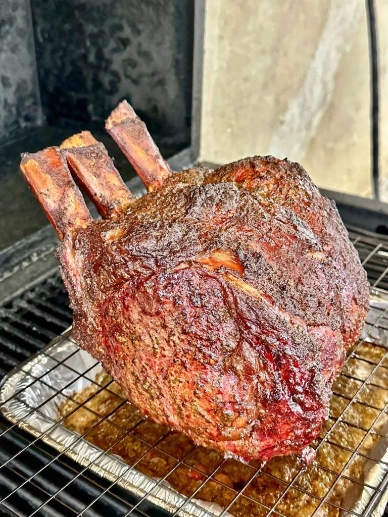 Smoked Bone-In Rib Roast Instructions